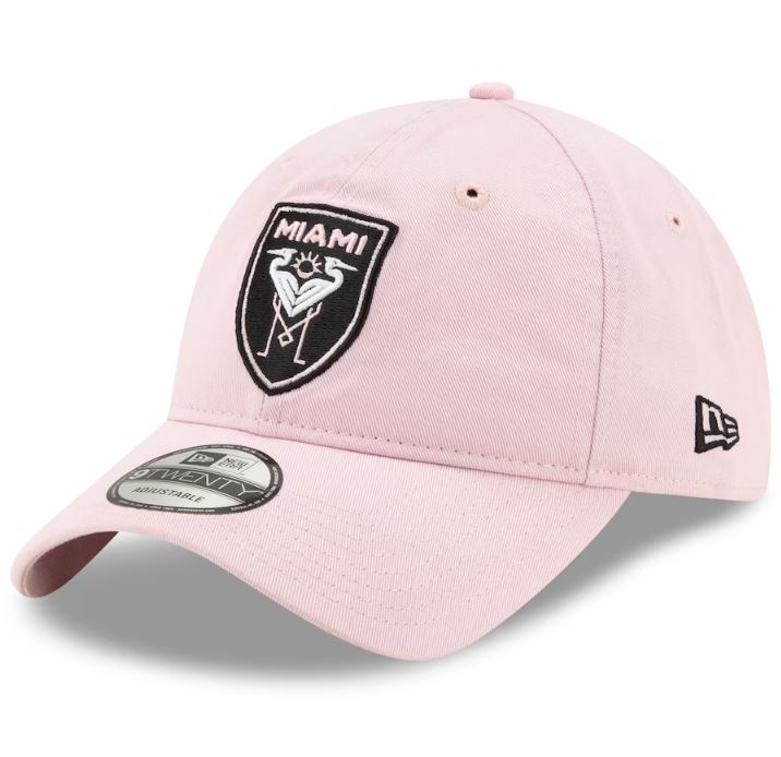 New Era Inter Miami CF 9TWENTY Adjustable Hat Pink The Sports Collection