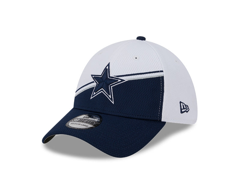 Men's Dallas Cowboys New Era Gray 2021 NFL Sideline Home 39THIRTY Flex Hat