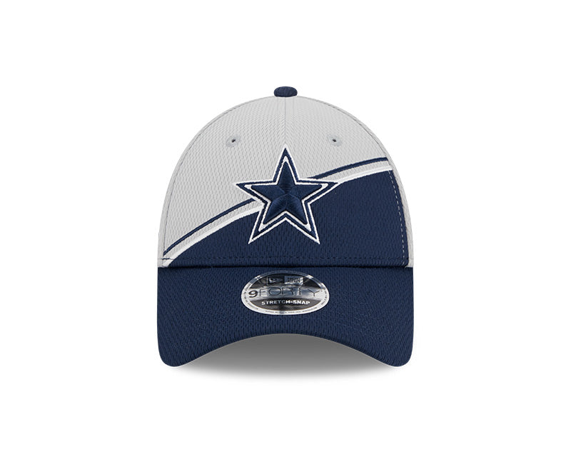 Men's New Era Gray/Navy Dallas Cowboys 2023 Sideline 59FIFTY Fitted Hat