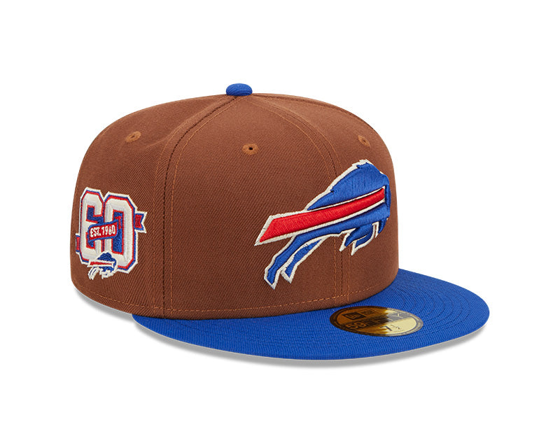 Men's Buffalo Bills New Era Royal 60th Anniversary Patch Team