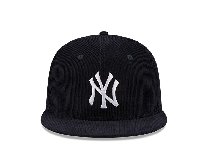 Men's New Era Black New York Yankees 59FIFTY Throwback Corduroy