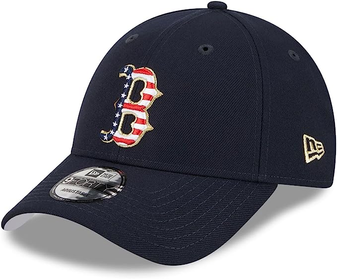 Women s New Era Navy Boston Red Sox 2023 Fourth of July 9TWENTY Adjustable Hat