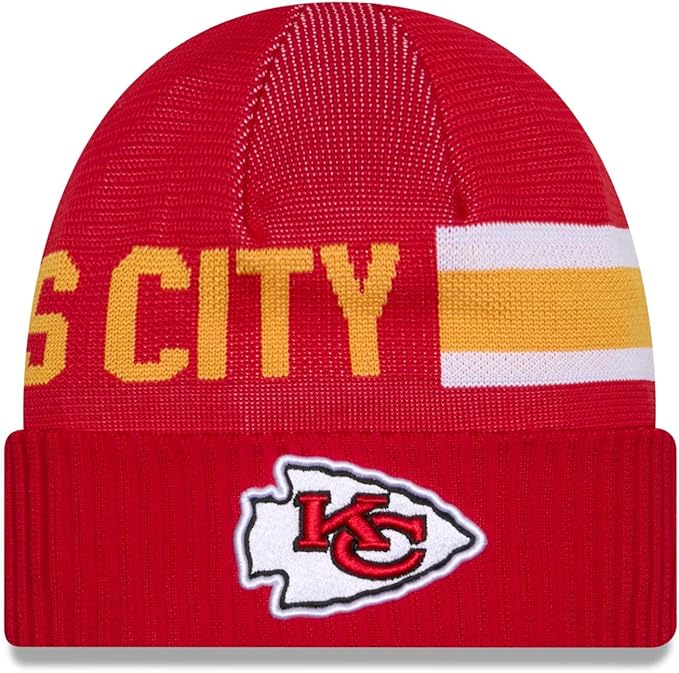 New Era NFL 2024 Kanas City Chiefs Sideline Tech Knit Red The Sports Collection