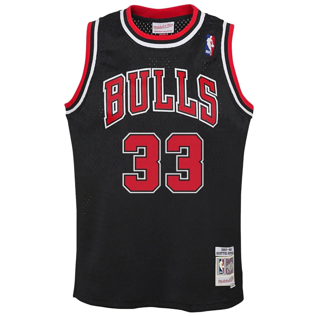 Mitchell Ness Youth NBA Chicago Bulls Scottie Pippen 1997 98 Hardw The Sports Collection