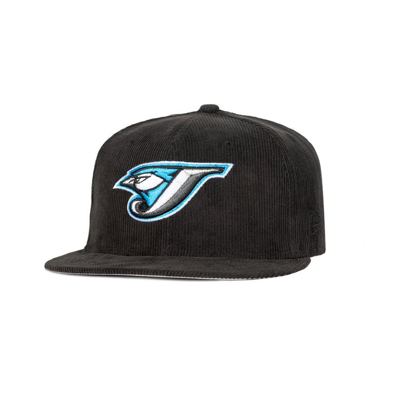 New Era Toronto Blue Jays 59FIFTY Black on Black Red Leaf- Fitted