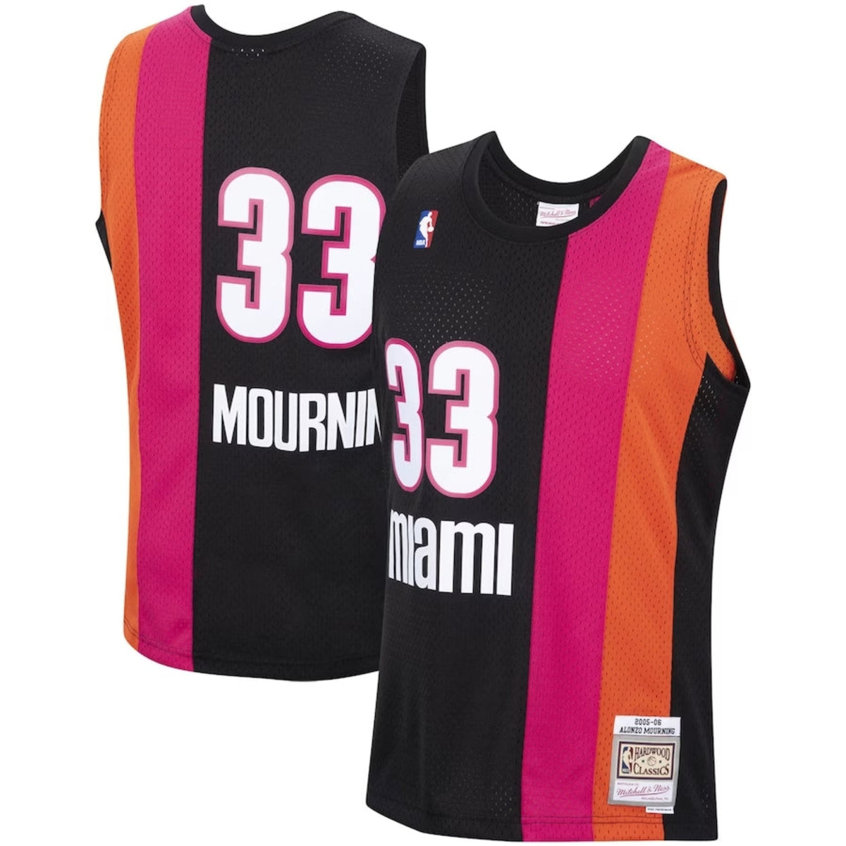 Alonzo mourning mitchell hot sale and ness jersey