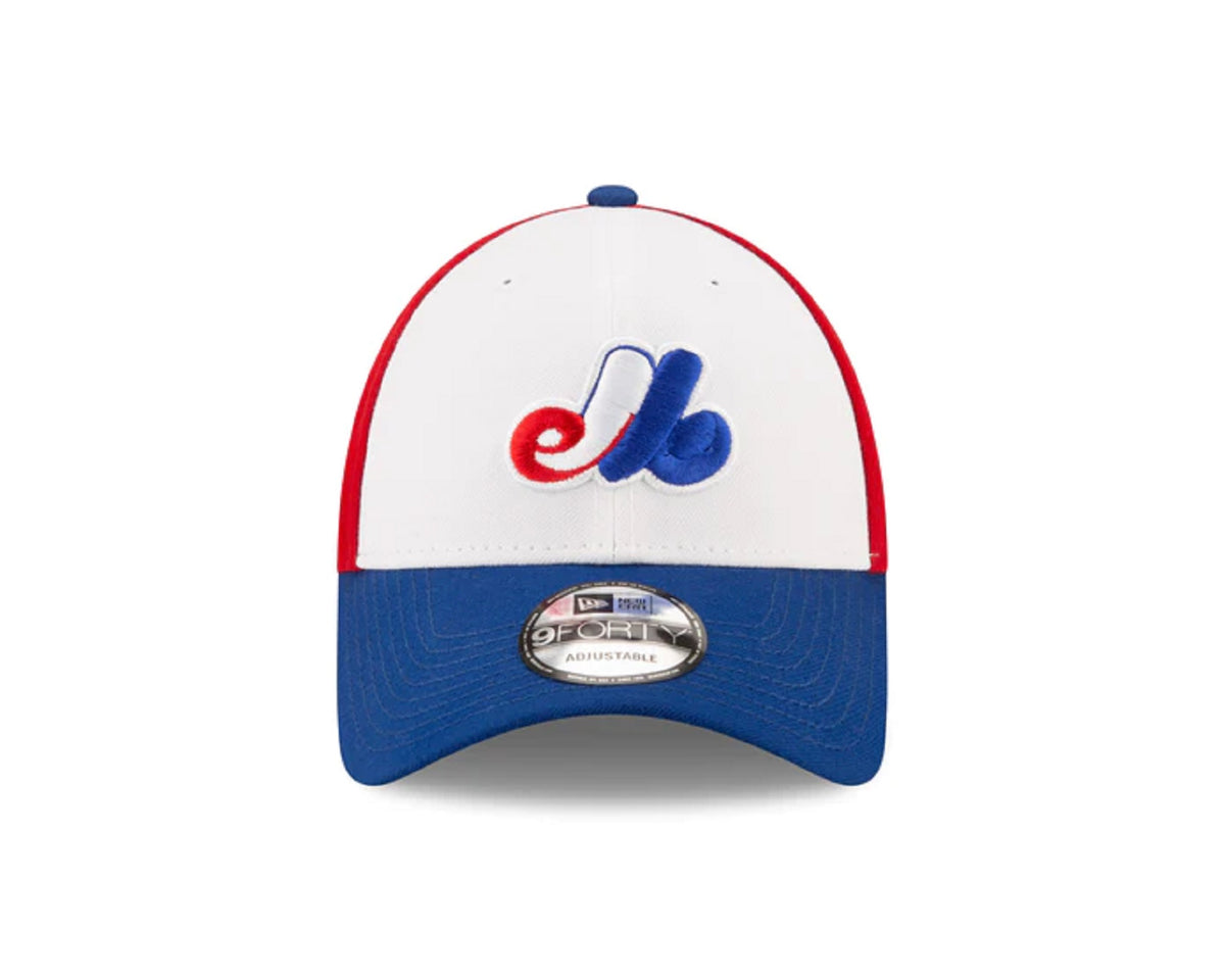 Men's Montreal Expos New Era White Cooperstown Collection Logo 59FIFTY  Fitted Hat