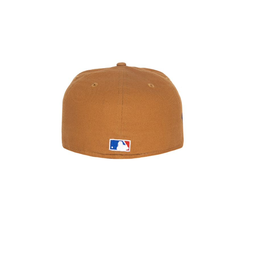 Men's Fanatics Branded Khaki/Brown Toronto Blue Jays Side Patch Snapback Hat
