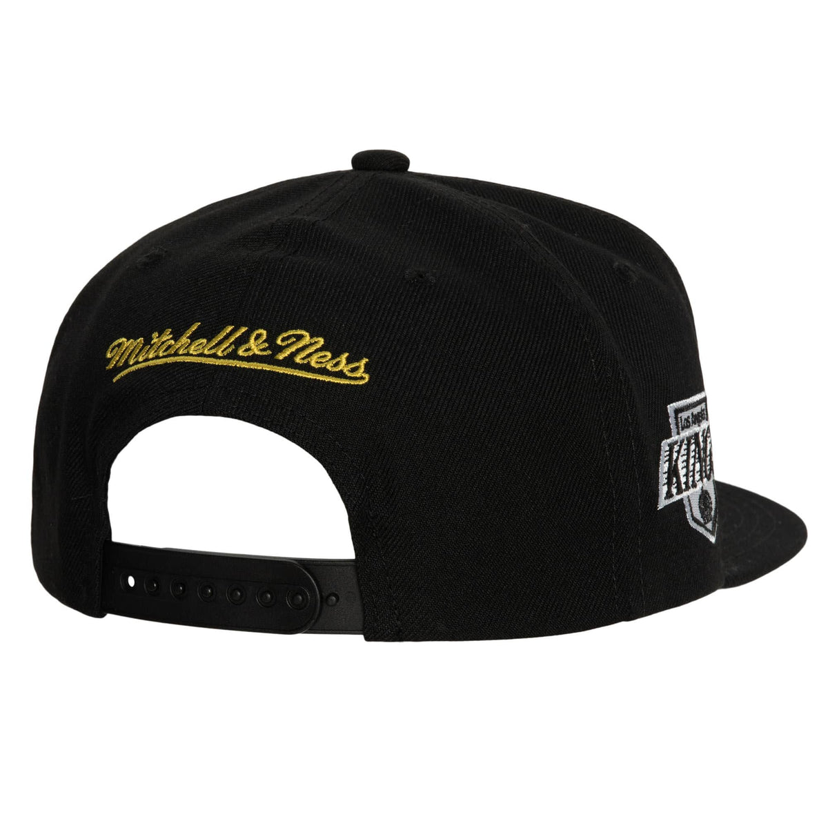 BAIT x NHL x Mitchell And Ness Los Angeles Kings Classic Chevron Snapback  Cap (black / gray)