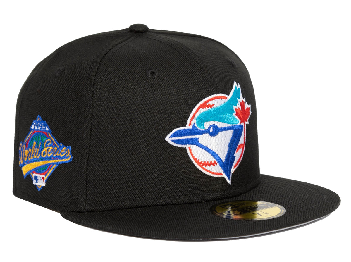 TORONTO BLUE JAYS 1993 WORLD SERIES BLACK RED BRIM NEW ERA FITTED HAT –  Sports World 165