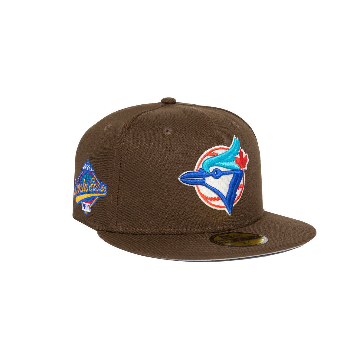 Men's Fanatics Branded Khaki/Brown Toronto Blue Jays Side Patch Snapback Hat