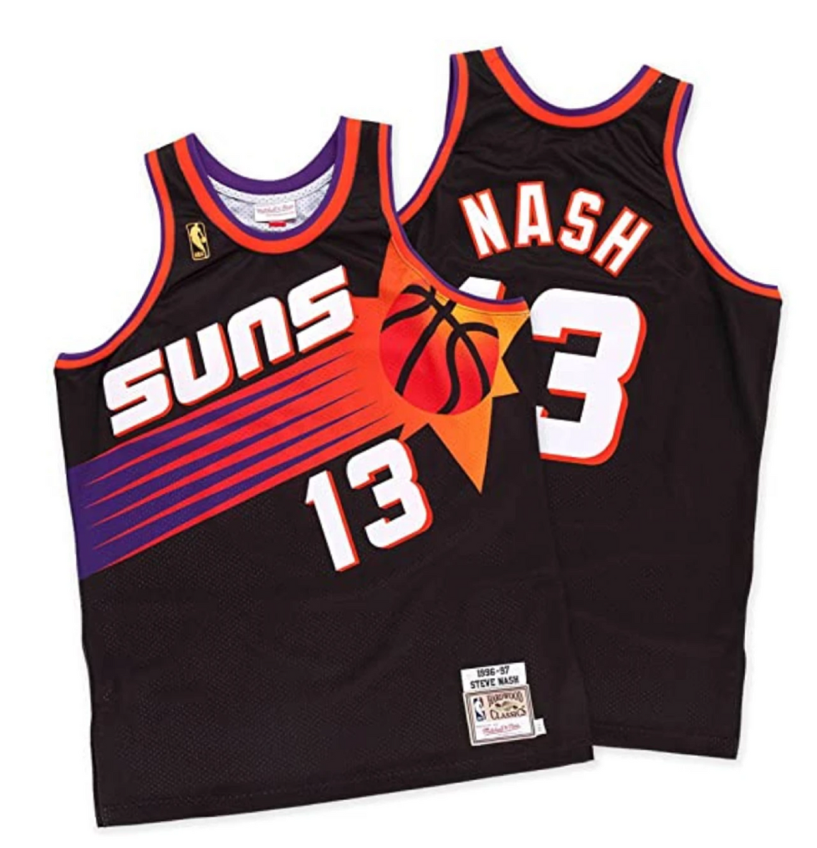 Men's Mitchell & Ness Steve Nash Black Phoenix Suns Big & Tall Hardwood  Classics Jersey