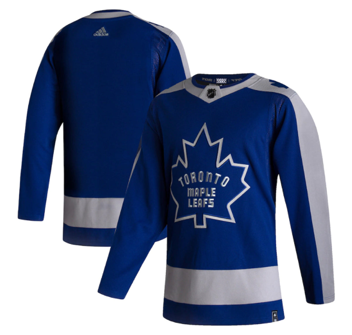 Toronto Maple Leafs adidas 2020/21 - Reverse Retro Wordmark Jersey - B –  The Sports Collection