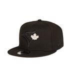 New Era Toronto Blue Jays 9Fifty Adjustable Snapback - Black/White