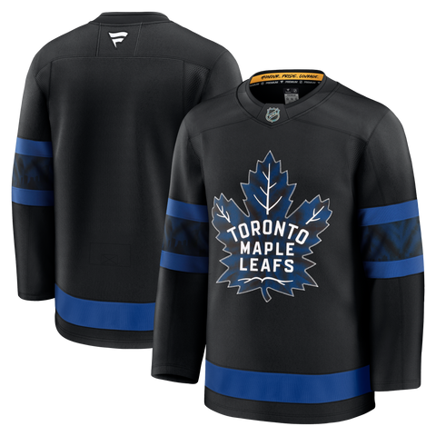 Fanatics Toronto Maple Leafs Alternate Premium Blank Jersey - Black