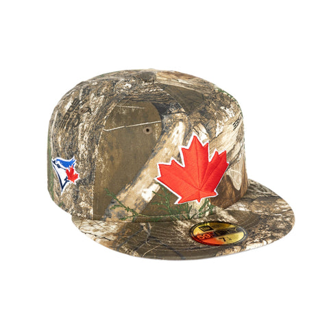 New Era MLB Toronto Blue Jays Real Tree Edition 59FIFTY Fitted Hat - Camouflage