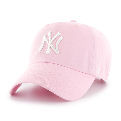 47 MLB New York Yankees Clean Up Adjustable Hat - Petal Pink