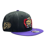 New Era Youth NBA Toronto Raptors 2024 City Edition 9FIFTY Snapback Hat - Black/Purple