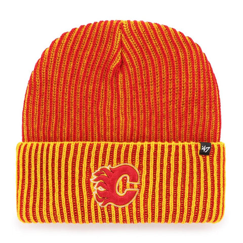 '47 NHL Calgary Flames Cold Snap Cuff Knit - Red/Yellow