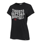 '47 Women's NBA Toronto Raptors Free Spirit Frankie Tee - Black