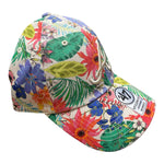 Women's Atlanta Braves '47 Brand Clean Up MLB White Floral Adjustable Cap