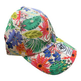 Women's Atlanta Braves '47 Brand Clean Up MLB White Floral Adjustable Cap