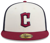 New Era MLB Cleveland Guardians 2024 City Connect 59FIFTY Fitted Hat - White/Red