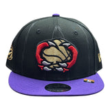 New Era Youth NBA Toronto Raptors 2024 City Edition 9FIFTY Snapback Hat - Black/Purple