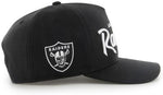 47 NFL Las Vegas Attitude Hitch Adjustable Snapback Hat - Black