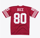 Mitchell & Ness Jerry Rice San Francisco 49ers #80 Legacy Player Jersey - Scarlet