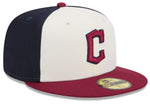 New Era MLB Cleveland Guardians 2024 City Connect 59FIFTY Fitted Hat - White/Red