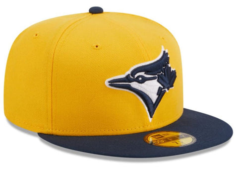 New Era MLB Toronto Blue Jays Two-Tone Color Pack 59FIFTY Fitted Hat - Yellow/Navy