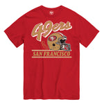 '47 NFL San Francisco 49ers Fly By T Shirt - Red