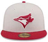 New Era MLB Toronto Blue Jays 2024 Fourth of July 59FIFTY Fitted Hat - Khaki/Red