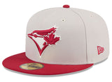 New Era MLB Toronto Blue Jays 2024 Fourth of July 59FIFTY Fitted Hat - Khaki/Red