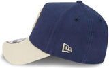 New Era 9FORTY A-Frame MLB New York Yankees Moleskin Crown Snapback Hat - Navy