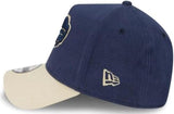 New Era 9FORTY A-Frame NFL Buffalo Bills Moleskin Crown Snapback Hat - Navy