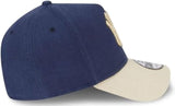 New Era 9FORTY A-Frame MLB New York Yankees Moleskin Crown Snapback Hat - Navy