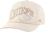 '47 Hitch NFL Kansas City Chiefs Wave Rope Snapback Hat - White