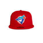 New Era Toronto Blue Jays 59Fifty Fitted Cap Red Sidepatch