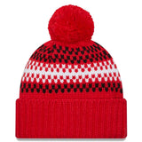 New Era NBA Toronto Raptors Cozy Red Cuffed Knit Hat