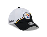 Pittsburgh Steelers New Era 2023 NFL Sideline 39THIRTY Hat