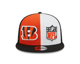 Men's New Era Orange/Black Cincinnati Bengals 2023 Sideline 9FIFTY Snapback Hat