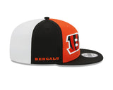 Men's New Era Orange/Black Cincinnati Bengals 2023 Sideline 9FIFTY Snapback Hat