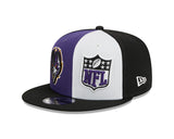 Men's New Era Purple/Black Baltimore Ravens 2023 Sideline 9FIFTY Snapback Hat