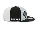 Men's New Era Gray/Black Las Vegas Raiders 2023 Sideline 9FIFTY Snapback Hat