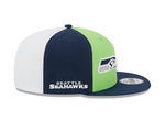 Men's New Era Neon Green/College Navy Seattle Seahawks 2023 Sideline 9FIFTY Snapback Hat