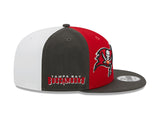 Men's New Era Red/Pewter Tampa Bay Buccaneers 2023 Sideline 9FIFTY Snapback Hat