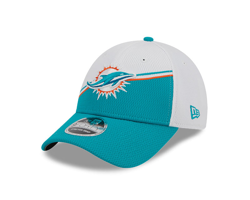 Miami Dolphins New Era Youth 2021 NFL Sideline Home 9FORTY Adjustable Hat -  Aqua