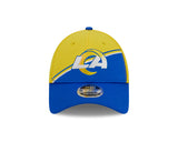 Los Angeles Rams New Era 2023  Sideline 9FORTY Adjustable Hat - Yellow/Blue